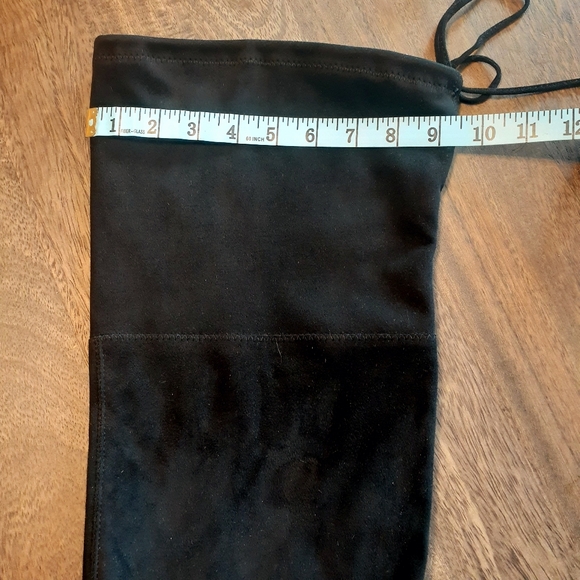 Wide Calf/Wide Width Over-The-Knee Black Boots - Picture 7 of 12